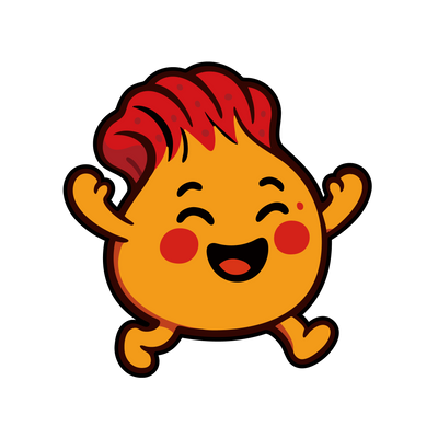 Happy character