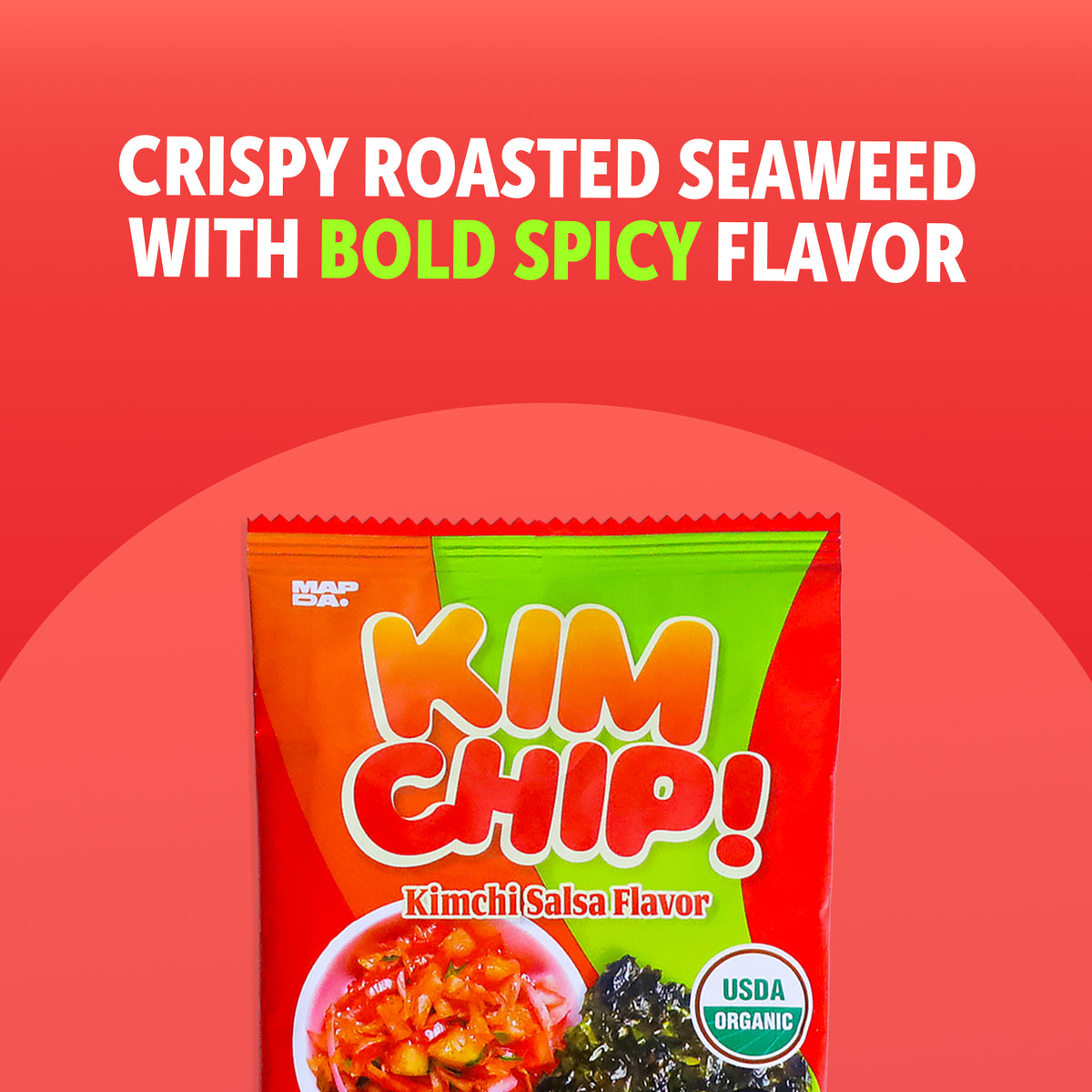 KIMCHIP! - Spicy Seaweed Snacks (10 packs)