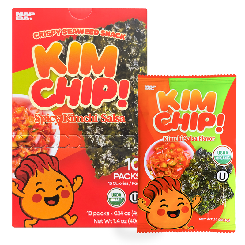 KIMCHIP! - Spicy Seaweed Snacks (10 packs)